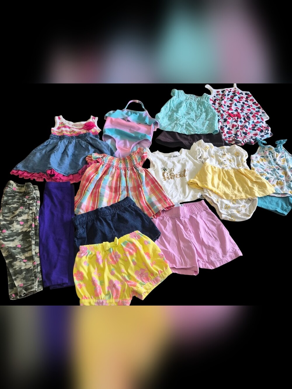 Toddler, Little Girl 🌞 Summer Clothes Lot Size 18-24m, & 2t